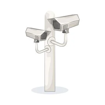 CCTV Illustration Stock Illustration