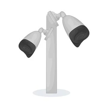 CCTV Illustration Ilustración de archivo