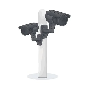 CCTV Illustration Stock Illustration