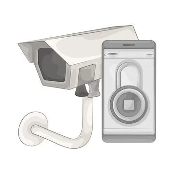 CCTV Illustration Stock Illustration