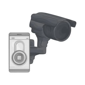 CCTV Illustration Stock Illustration