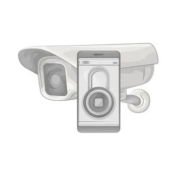 CCTV Illustration Stock Illustration