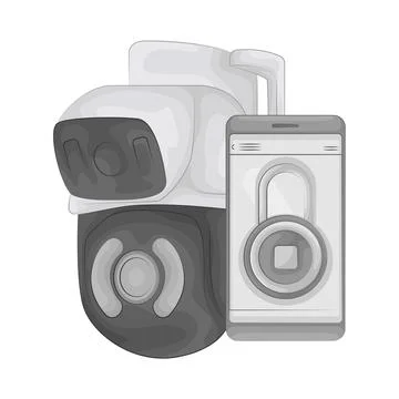 CCTV Illustration Stock Illustration