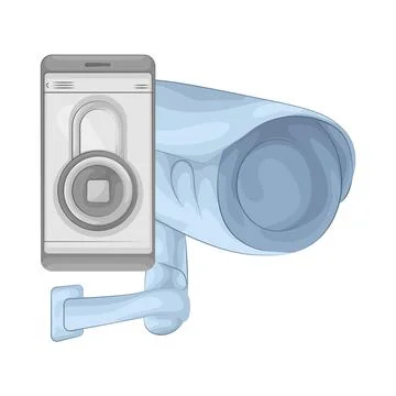 CCTV Illustration Stock Illustration