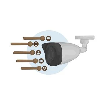 CCTV Illustration Stock Illustration