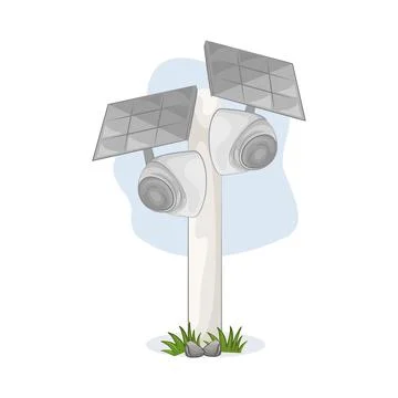 CCTV Illustration Illustrazione stock