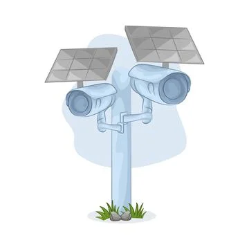 CCTV Illustration Ilustración de archivo