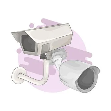 CCTV Illustration Stock Illustration