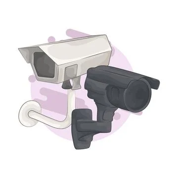 CCTV Illustration Stock Illustration