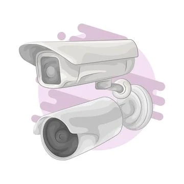CCTV Illustration Stock Illustration