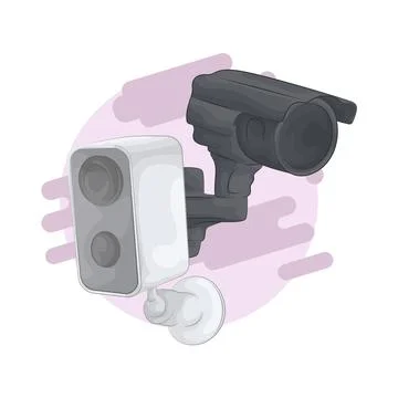 CCTV Illustration Stock Illustration