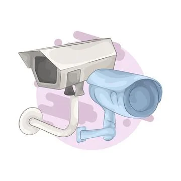 CCTV Illustration Stock Illustration