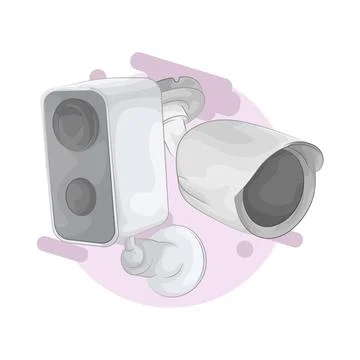 CCTV Illustration Stock Illustration