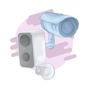 CCTV Illustration Stock Illustration