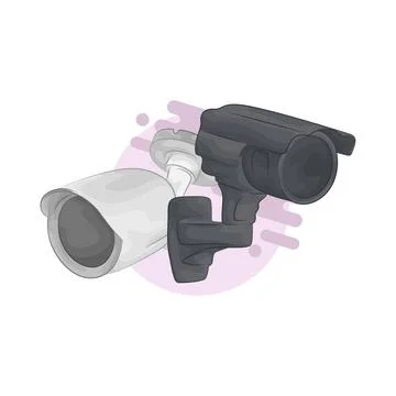 CCTV Illustration Stock Illustration