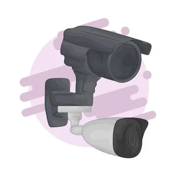 CCTV Illustration Stock Illustration