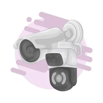 CCTV Illustration Stock Illustration