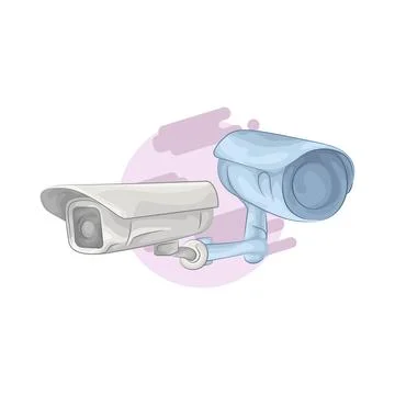 CCTV Illustration Stock Illustration