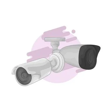 CCTV Illustration Stock Illustration