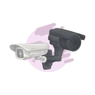 CCTV Illustration Stock Illustration