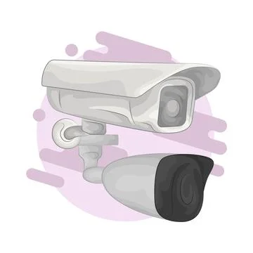 CCTV Illustration Stock Illustration