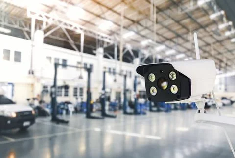 CCTV IP Camera wireless of security outdoor system with waterproof system in  Stock Photos