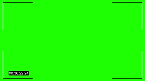 Cctv Live and timecode chroma key Video stock 89288638