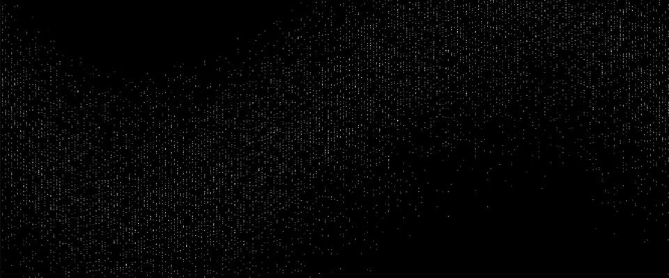 CCTV noise filter effect on black screen Stock Illustration