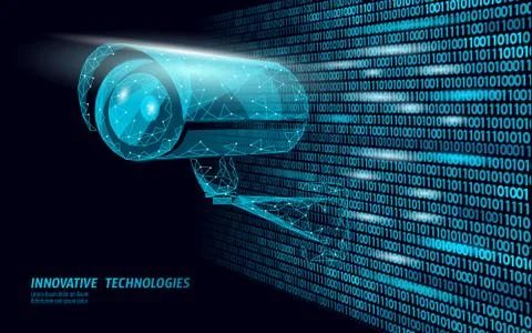 CCTV privacy control mobile camera. Business security smartphone video danger Illustrazione stock