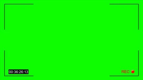 Cctv rec dot chroma key Stock Illustration