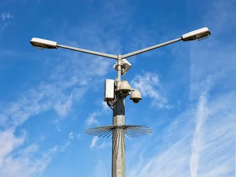 CCTV security cam Stock Photos