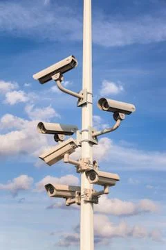 CCTV security cam Stock Photos