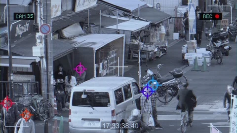 CCTV Security Camera with Artificial Stock Video Pond5