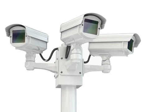 Cctv security camera Stock Illustration