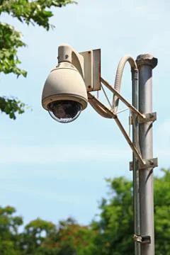 Cctv security camera Foto stock