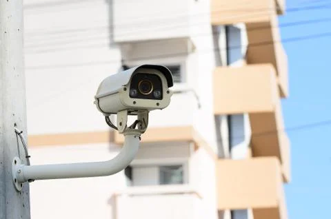 CCTV Security camera. Foto stock