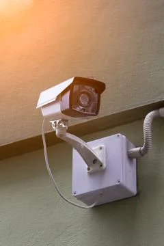 CCTV Security Camera. 스톡 사진