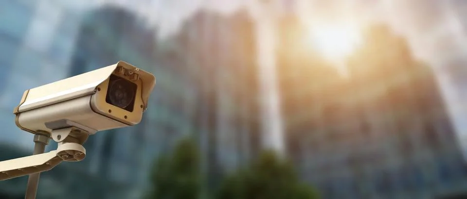 CCTV security camera Stock Photos
