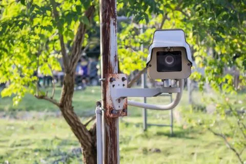 CCTV security camera Stock Photos