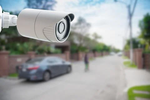 CCTV Security Camera, Protect your home from thieves Foto stock