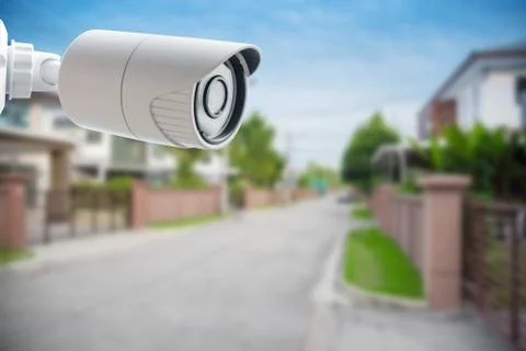 CCTV Security Camera, Protect your home from thieves Foto stock