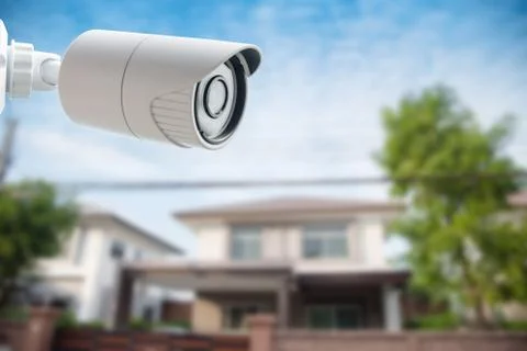 CCTV Security Camera, Protect your home from thieves Foto stock