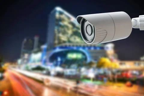 CCTV Security Camera, Protect your home from thieves Stock Photos