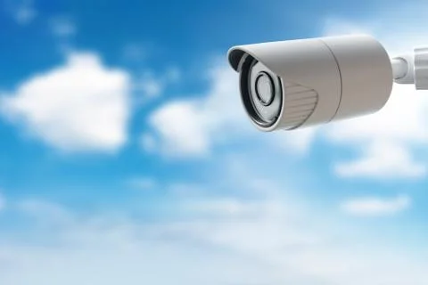 CCTV Security Camera, Protect your home from thieves Stock Photos