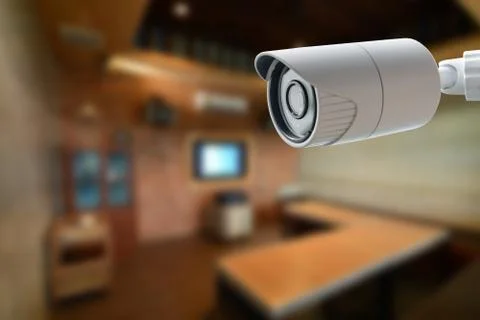 CCTV Security Camera, Protect your home from thieves Stock Photos