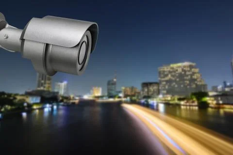 CCTV Security Camera, Protect your home from thieves Stock Photos