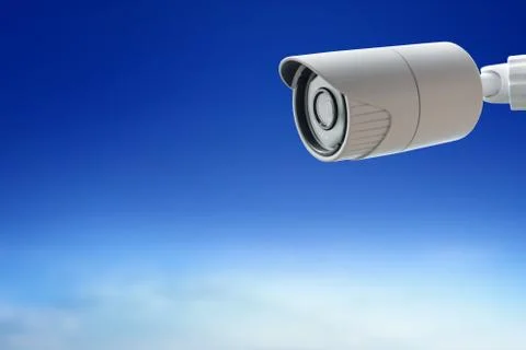 CCTV Security Camera, Protect your home Stock Photos