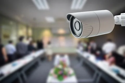 CCTV Security Camera, Protect your home from thieves Stock Photos