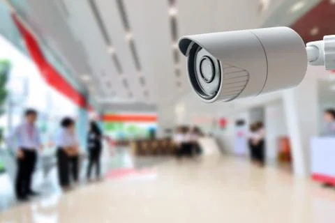CCTV Security Camera, Protect your home from thieves Stock Photos