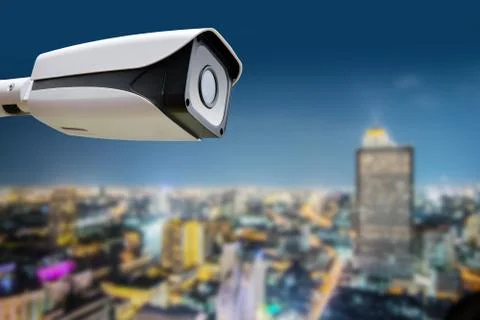 CCTV Security Camera, Protect your home from thieves Stock Photos